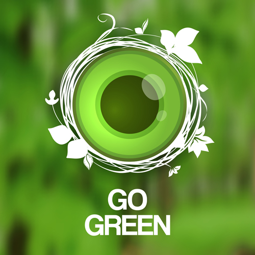 Freundliches Produkt grüner Hintergrund-Vektor 03 Produkt grün freundlich   