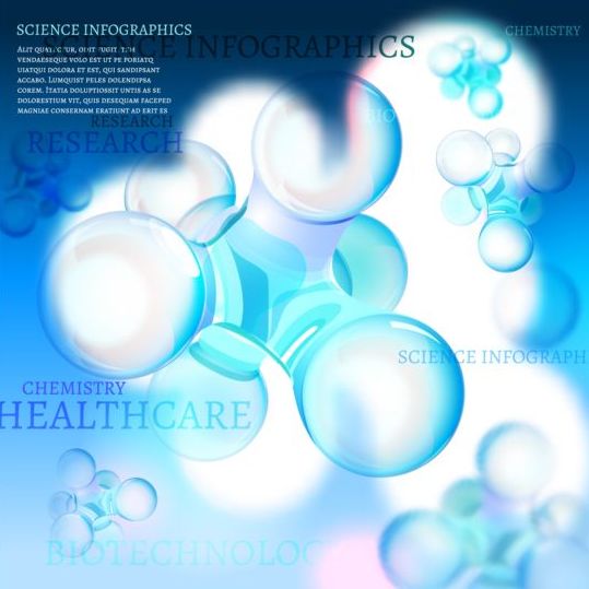 Wissenschaft Infografik modernen Schablone Vektor 05 Wissenschaft moderne Infografik   