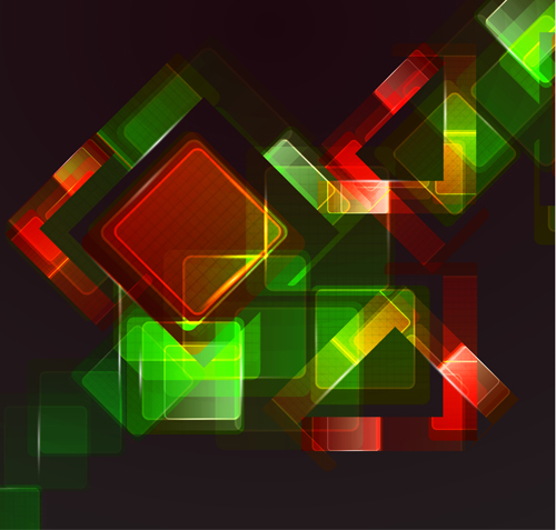 Glänzender Neonrhomb-Hintergrund Vektor 06 rhomb neon Hintergründe glänzend   