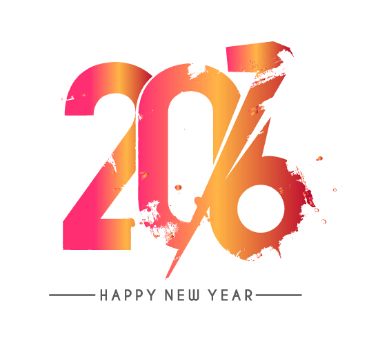 2016 Neujahr kreativ Hintergrund Design Vektor 45 Neues Kreativ Jahr Hintergrund design 2016   