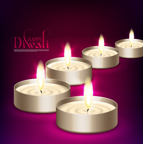 Beaux fonds Diwali heureux vecteur 09 heureux fond Diwali beau   