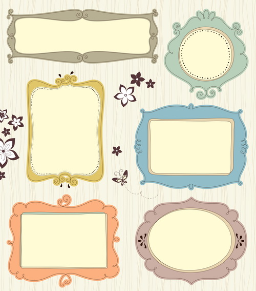 Cadres vierges Design Vector collection 07 collection cadres cadre blanc   
