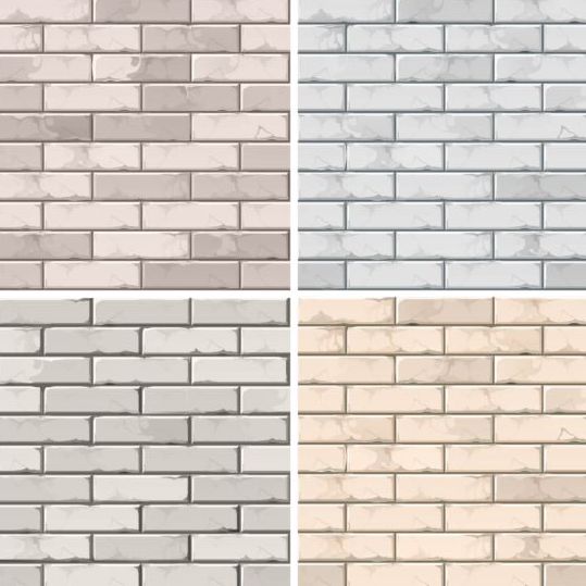 Mur de briques Seamless patterns Vector 18 sans soudure mûr motifs brique   