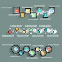 Infografik mit Diagrammelementen Design-Illustrationsvektor 10 Infografik illustration Elemente diagramme   