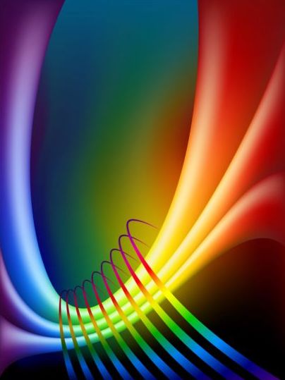 レインボー抽象的な背景ベクトル材料01 虹 背景 抽象的   