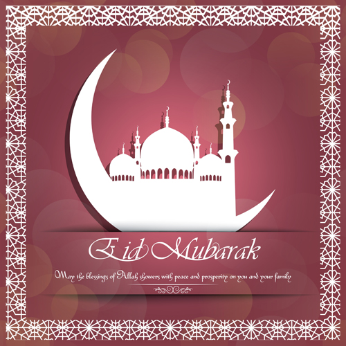 Vector Eid Mubarak Hintergrundgrafik 09 Mubarak Hintergrund Grafik   