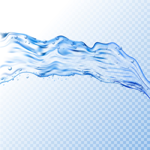 水の波イラストベクトル05 波 水   