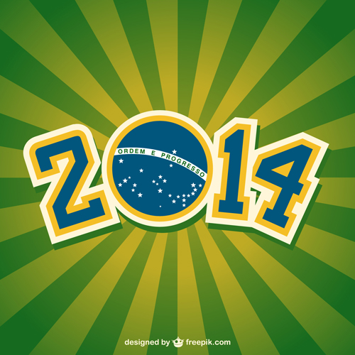 2014 Brésil World football tournoi vecteur de fond 05 Vector Background tournoi monde football Brésil   