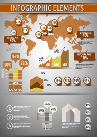 Business Infographic design créatif 1436 infographie creative business   