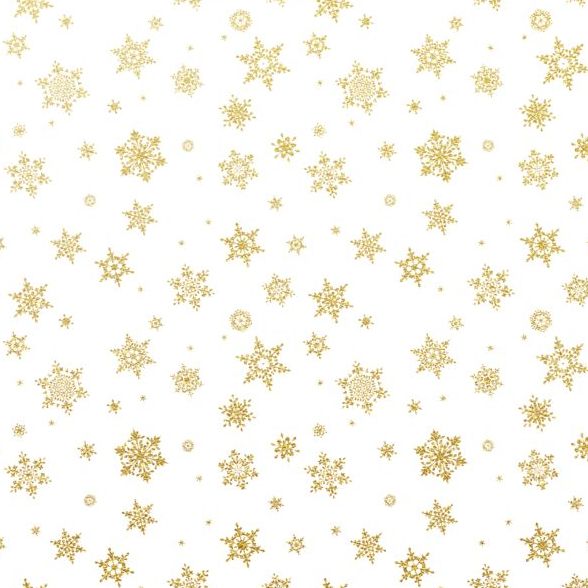 白の背景を持つ金の雪片シームレスなパターンベクトル03 雪 白 パターン シームレスな ゴールド   