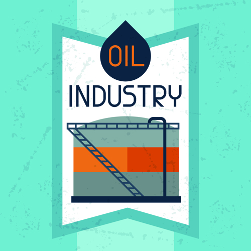Éléments de l’industrie pétrolière avec fond grunge 01 pétrole Industrie elements arrière plan   
