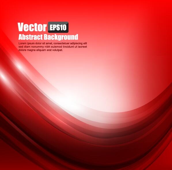 Vector Rotwellen Hintergrundmaterial Welle rot   