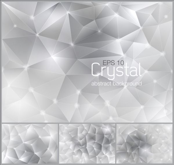 Weißer Kristall abstrakter Hintergrundvektor weiß Kristall Hintergrund abstract   