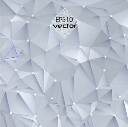 Weißer polygonaler Design-Hintergrundvektor weiß polygonal Hintergrund-Vektor Hintergrund   