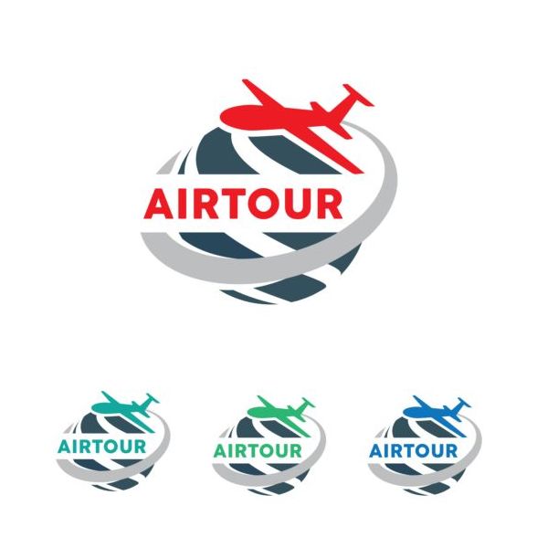 Air Tour Detail Logo-Design-Vektor tour Luft logo Detail   