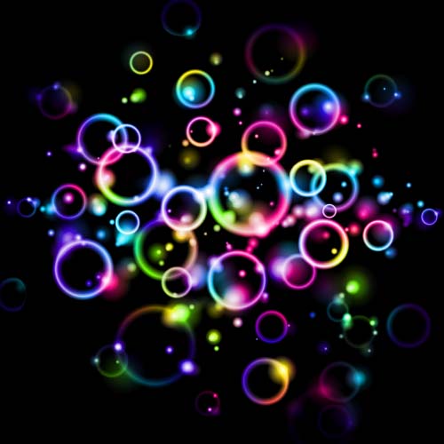 Vecteur coloré de fond d’art de bulle fond coloré bulle   