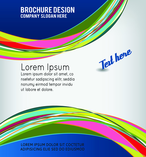 Flyer et couverture brochure styles abstraits vecteur 11 styles couverture brochure Abstrait   
