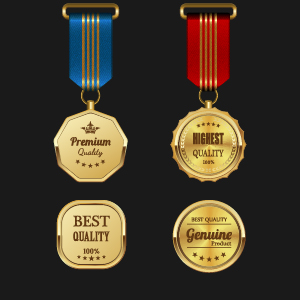 Wunderschöner Medaillenvergabe-Vektor 03 Medaille herrlich award   