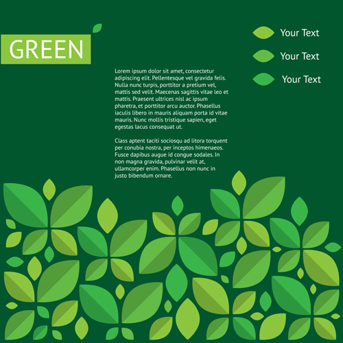 Grüne Ökologie-Vorlage Hintergrund-Vektoren 07 Vorlage Ökologie Hintergrund grün   