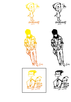 Personnages de dessin animé dessinés à la main vecteur 01 vecteur de caractères de dessin animé tirage à la main personnages de dessin animé caractère   