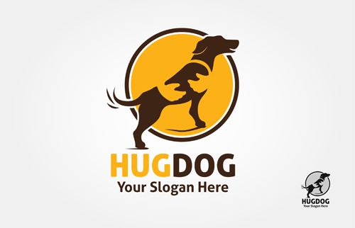 ロゴドッグデザインベクター 犬 ロゴ   