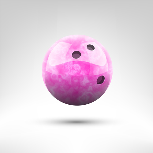 Realistisches Bowlingkugelvektordesign 07 realistisch design bowling ball   