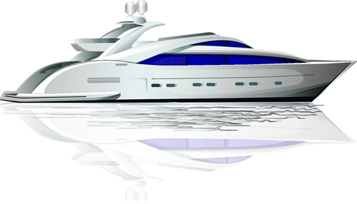 Realistisches Yachtmodell Design 03 Vektor yacht realistisch Modell   