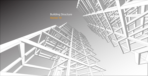illustration de vecteur de structure de bâtiment 02 structure bâtiment   