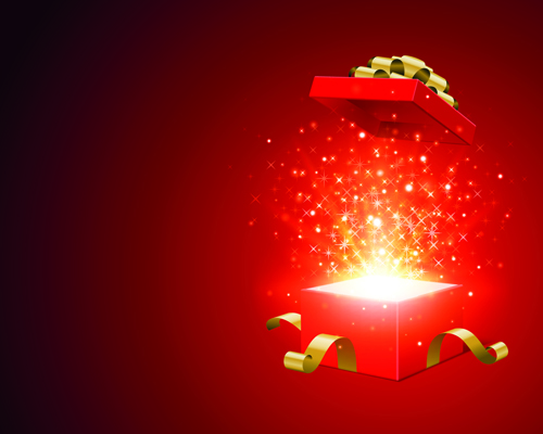 2015 cadeau de Noël boîte brillant fond vecteur 04 vecteur de fond Noël fond brillant boîte-cadeau   