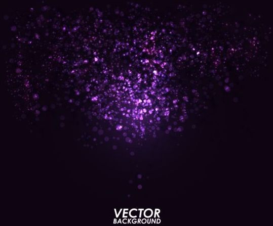 Schwarzer Hintergrund mit lila Licht-Punkte Vektor Violett Schwarz Punkte Licht Hintergrund   