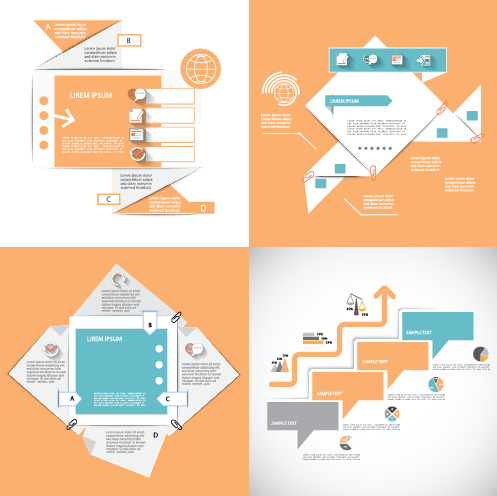 Business Infographic design créatif 1405 infographie creative business   