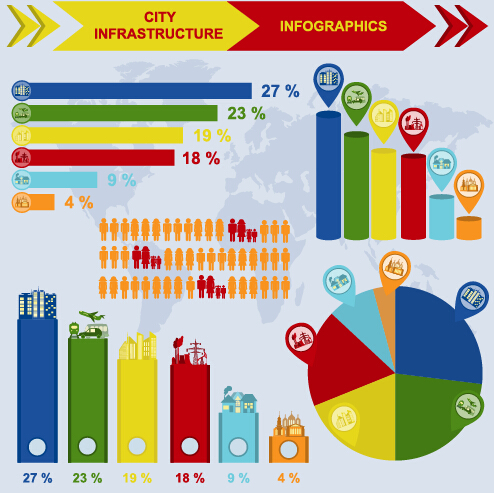 Business Infographic design créatif 1669 infographie creative business   