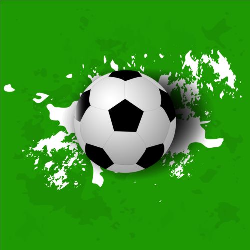 Vecteur de fond de football de styles verts 03 vert styles Soccer fond   