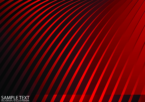 Fond rouge abstrait de vecteur d’onde 05 vague rouge fond vectoriel fond   