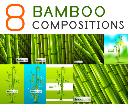 Glänzender Federbauch Bambusvektor-Hintergrundmaterial 04 Vector-Hintergrundmaterial spring shiny Hintergrundmaterial Bambus   
