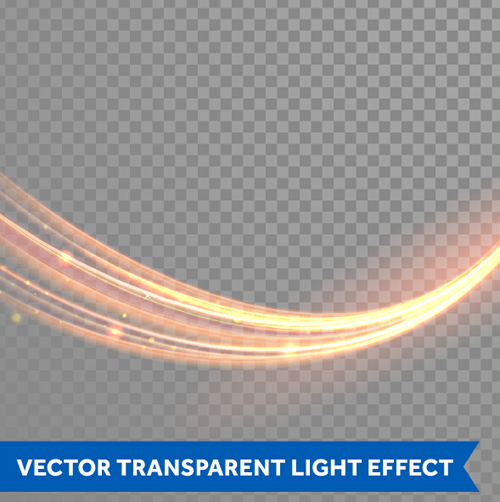 Ensemble d’illustration d’effet de lumière transparente vecteur 02 transparent lumière illustration Effet   