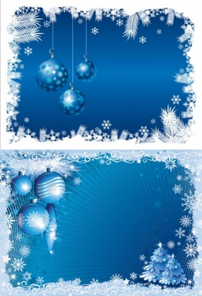 fond de Noël bleu brillant vecteurs Noël Bleu   