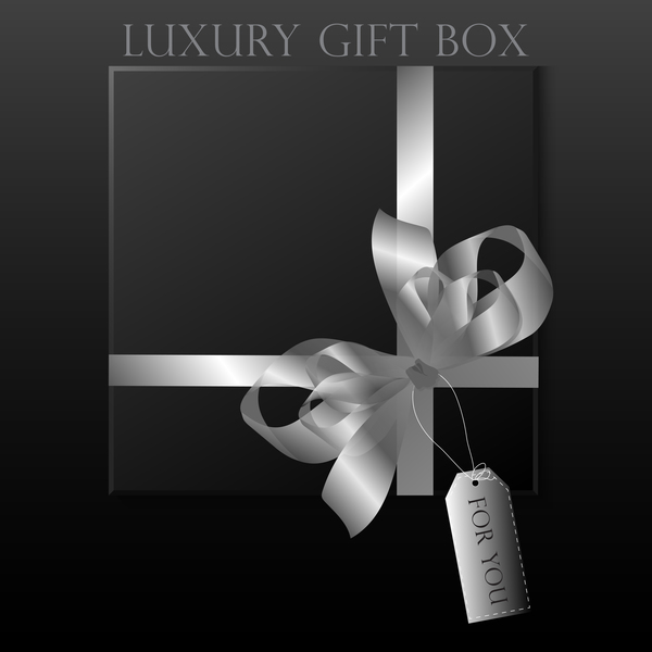 Luxus-quadratische Geschenkkarton Schablone Vektor 13 Quadrat Luxus Geschenk box   
