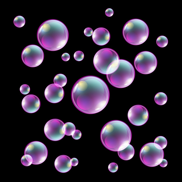 美しい泡の背景イラストベクトル09 美しい 泡   