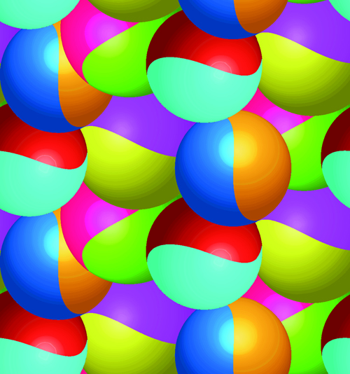 Abstrakter Farbkugel-Vektorhintergrund Hintergrund Farbe ball abstract   
