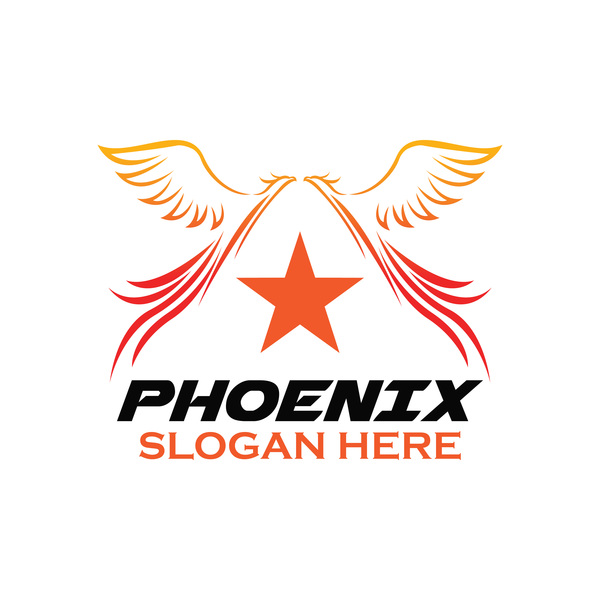 Creative Phoenix logo ensemble vecteur 16 phoenix logo Créatif   