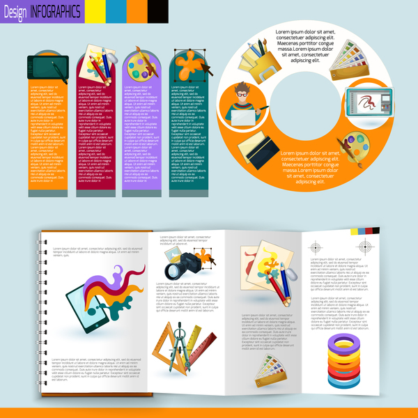 Design-Infografie-Vektorvorlage Infografik design   