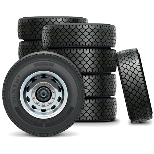 Vector LKW-Reifen Material Reifen LKW   