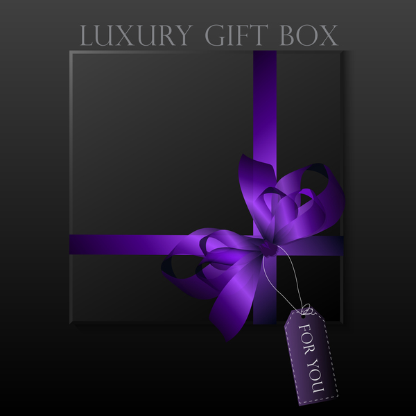 luxe carré cadeau boîte modèle vecteur 12 luxe carré cadeau boîte   