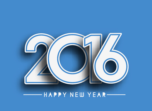 2016 Neujahr kreativ Hintergrund Design Vektor 32 Neues Kreativ Jahr Hintergrund design 2016   