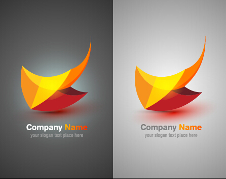 Bunte abstrakte Firmenlogos setzen Vektor 10 logos logo Firma Bunt abstract   