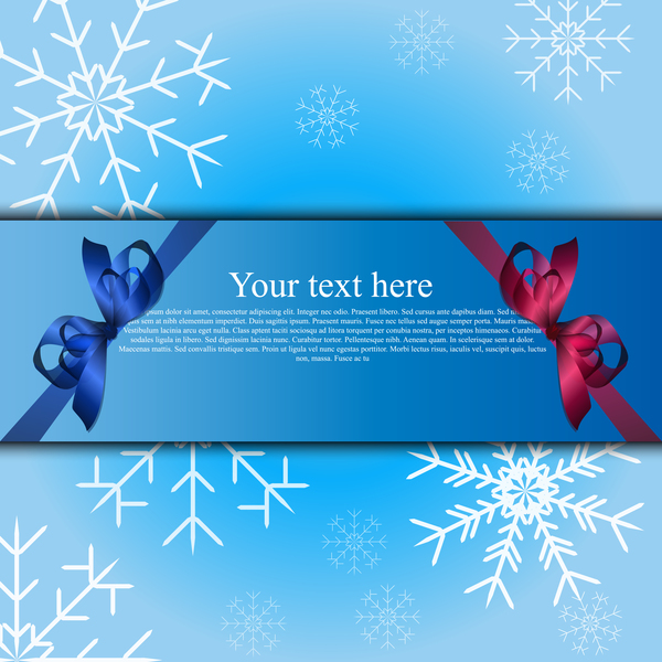 Elegante Weihnachtskarte blaue Stile Vektoren 06 Weihnachten Stile Karte elegant Blau   