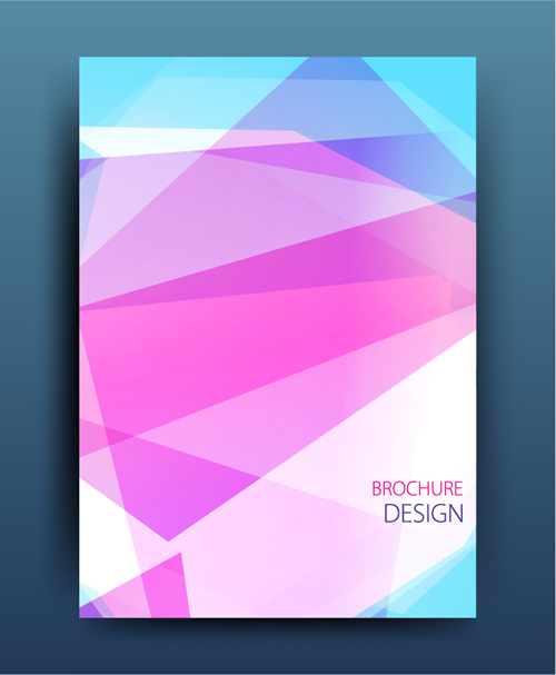 Couverture de la brochure géométrique polygone design moderne 09 polygone moderne géométrique couverture brochure   