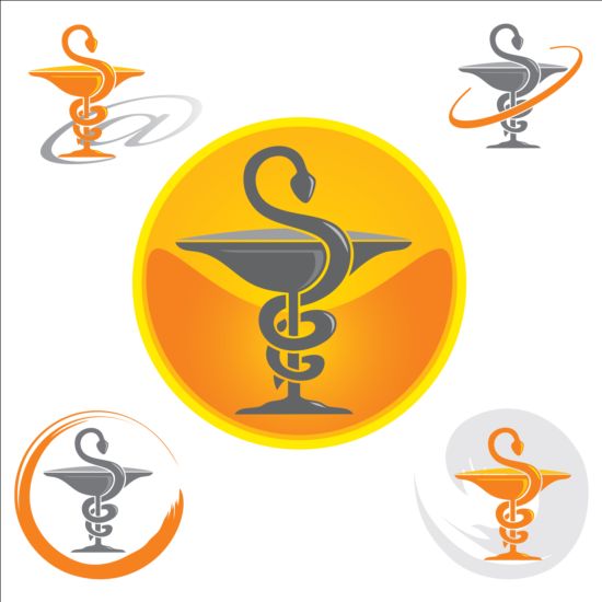 Vecteur de conception de logos de pharmacie 07 pharmacie logos   