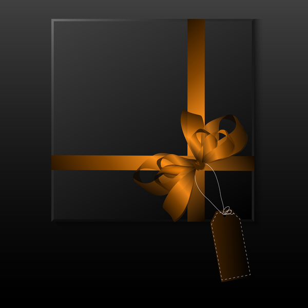 Luxus-quadratische Geschenkkarten-Vorlage Vektor 02 Quadrat Luxus Geschenk box   